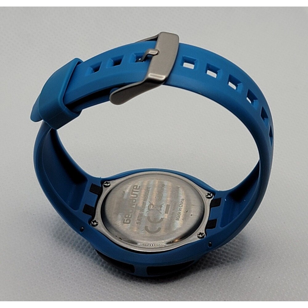 Unisex Geonaute Sport Black Dial Blue Case Silicone Band Digital Watch 02 - Picture 8 of 9